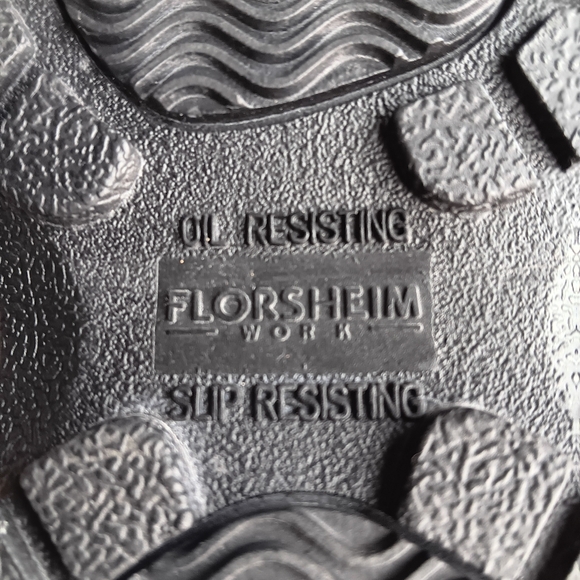 FLORSHEIM UNISEX MEN'S SIZE 8 WOMEN'S SIZE 10 SLIP RESISTANT COMPOSITE TOE SHOE - Picture 3 of 7